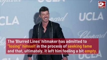 Robin Thicke admits he chased fame