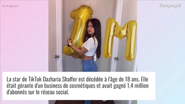 Dazharia Shaffer s'est suicidée : la star de TikTok avait 18 ans, ses parents dévastés