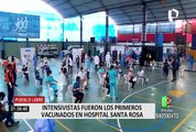Maternidad de Lima y Hospital Santa Rosa recibieron más de 1.000  vacunas