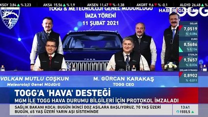 TOGG ile Meteoroloji işbirliğine gitti