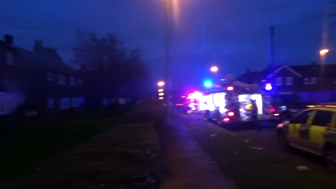 Fire on Eastmoor (filmed by Mark Vernon)