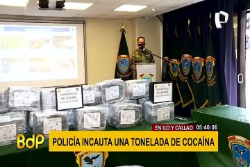 Incautan media tonelada de droga en terminal de Ilo y Callao