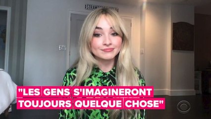 Sabrina Carpenter dit qu'il n'y a pas de problème mais son clip dit le contraire