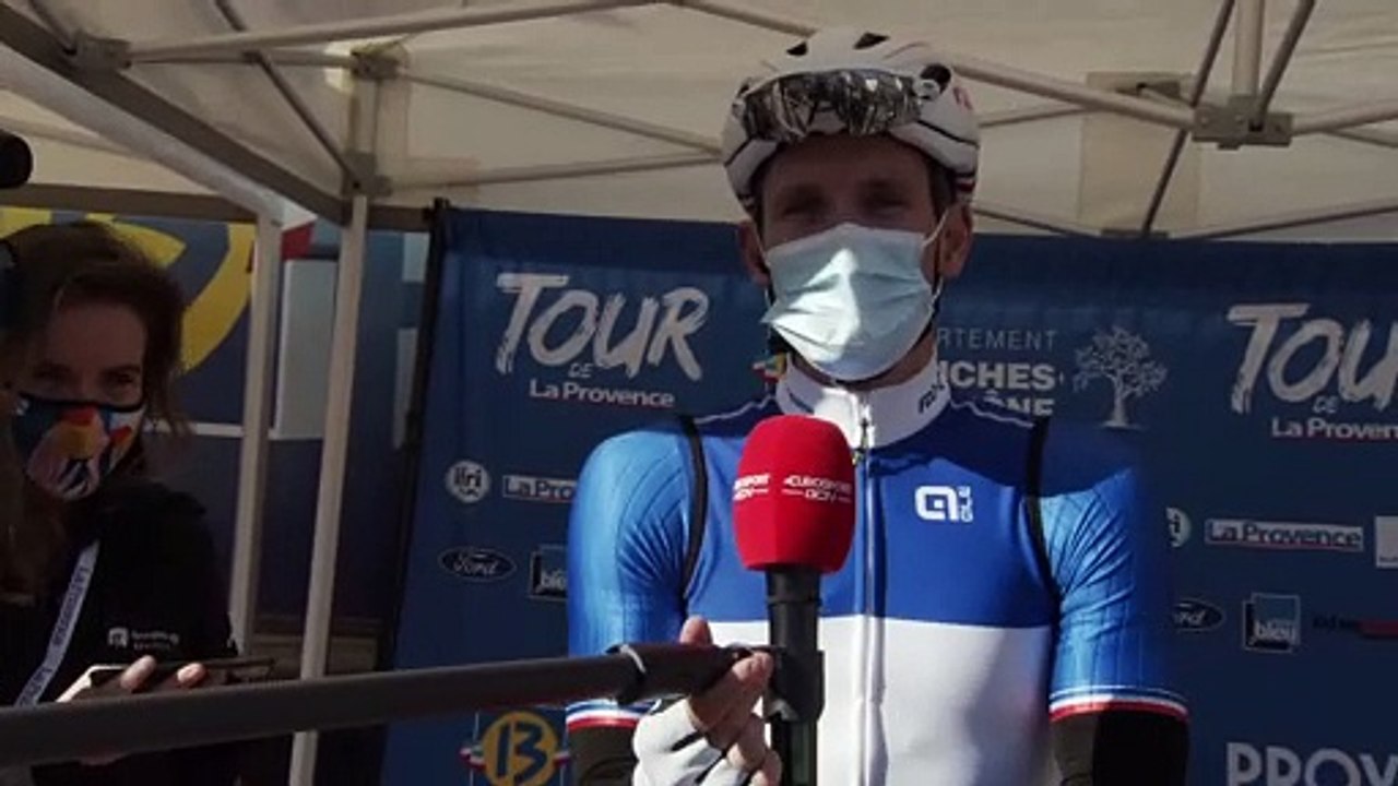 Tour de la Provence 2021 Stage 1 Interview de Arnaud Démare:" il faut maintenir la forme avec l'animation des courses "