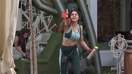 टास्क को लेकर Biggboss हाउस में आपस में भीड़े Nikki Tamboli और Rahul Vaidya !!