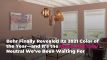 Behr Finally Revealed Its 2021 Color of the Year—and It's the Warm and Cozy Neutral We've