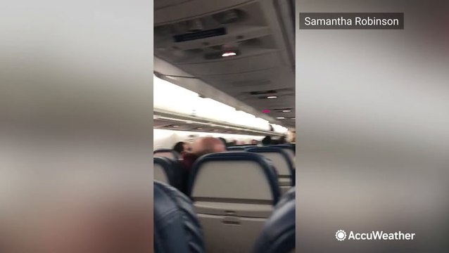 Passengers evacuated after plane skids off taxiway