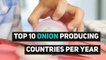 Top 10 Onion Producing Countries per year