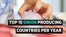 Top 10 Onion Producing Countries per year