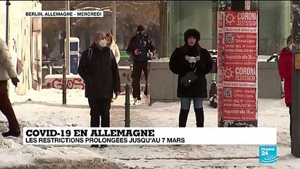 Covid-19 en Allemagne : les restrictions prolongées jusqu'au 7 mars