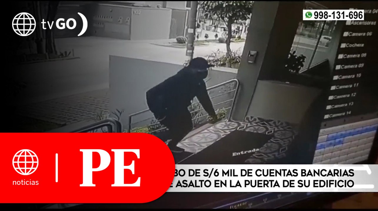 Mujer denuncia robo de 6 mil soles tras ser asaltada en la puerta de su casa | Primera Edición