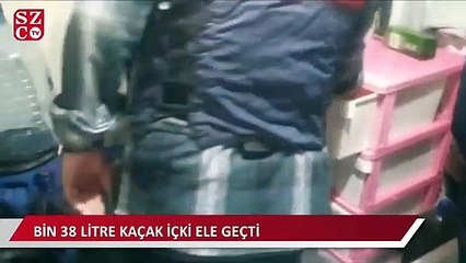 Bursa'da piyasaya sürülmek istenen bin 38 litre sahte içki ele geçirildi