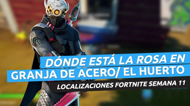 Dónde está la rosa en Granja de Acero o El Huerto - localizaciones Fortnite semana 11
