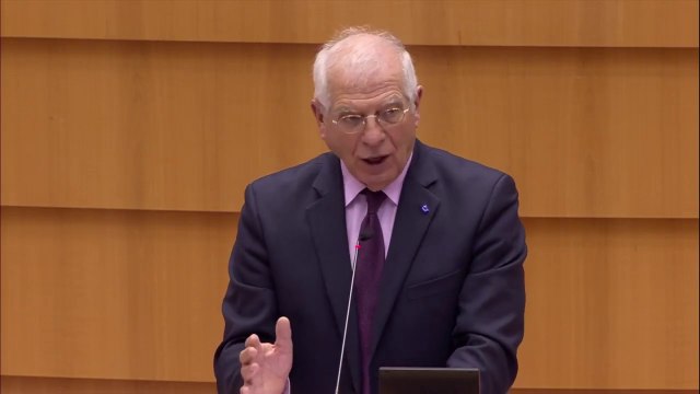 Josep Borrell under pressure at the EU debate on his visit to Moscow, Russia