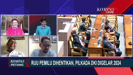 RUU Pemilu Dihentikan, Pilkada Jakarta Digelar Bareng Pilpres 2024