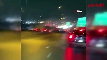 Texas'da 70'ten fazla aracın karıştığı zincirleme kaza!