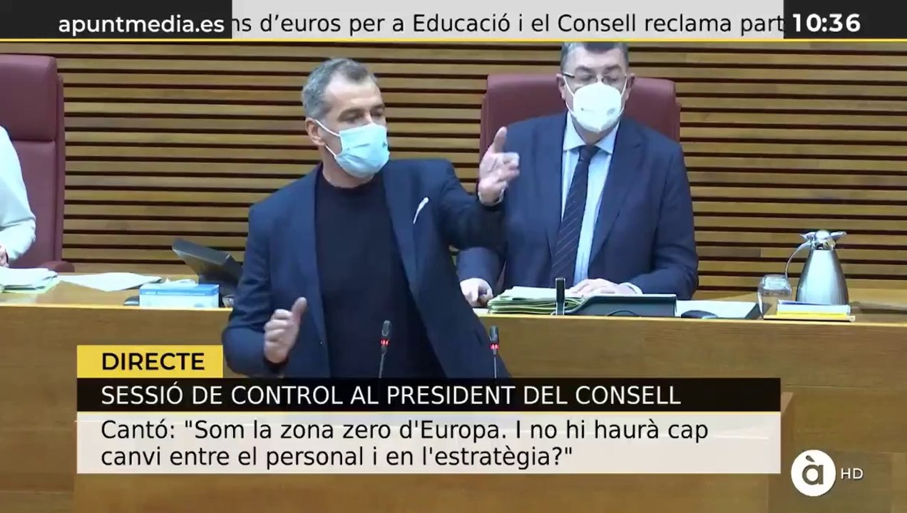 Repaso de Toni Cantó a Podemos: "Nos hablan de un Amazon público y no saben hacer la o con un canuto"