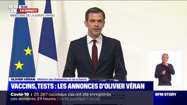 Olivier Véran: Les vaccins sont très efficaces sur le variant britannique
