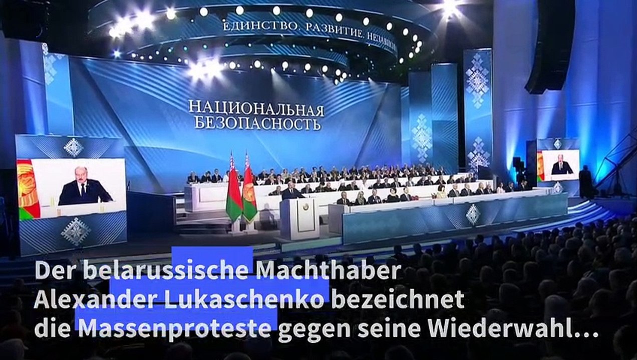 Lukaschenko: 'Ich werde mein Land niemandem überlassen'
