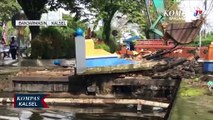 Terdampak Normalisasi Sungai Pasca Banjir, Jembatan Milik Bulog Kalsel Turut Dibongkar