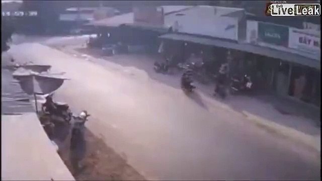 Ce scooter a eu très très chaud... Chanceux du jour