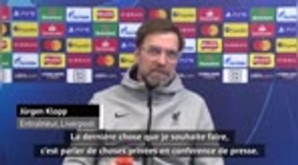 Liverpool - Klopp : "Ne vous inquiétez pas pour moi"