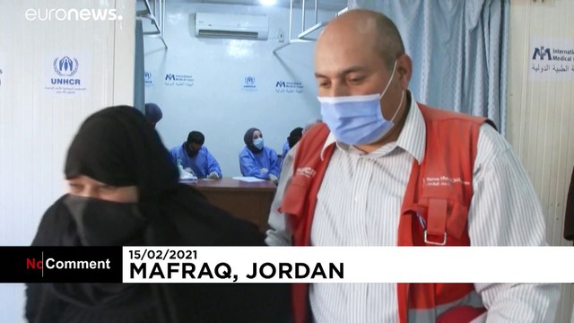 Jordanie : début des vaccinations contre le Covid-19 dans un camp de réfugiés syriens