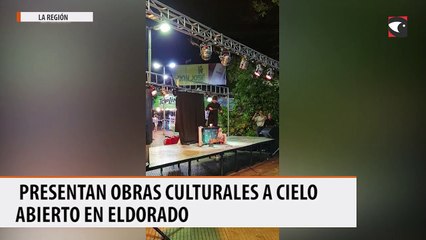 Eldorado disfruta de las obras culturales a cielo abierto