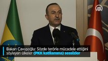 Bakan Çavuşoğlu: Sözde terörle mücadele ettiğini söyleyen ülkeler (PKK katliamına) sessizler