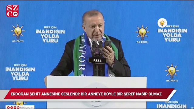 Erdoğan AKP kongresinden Gara şehidinin annesine seslendi: Bir anneye böyle bir şeref nasip olmaz