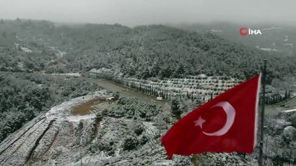 Denizli’de Beyaz Örtü Görsel Şölen Oluşturdu