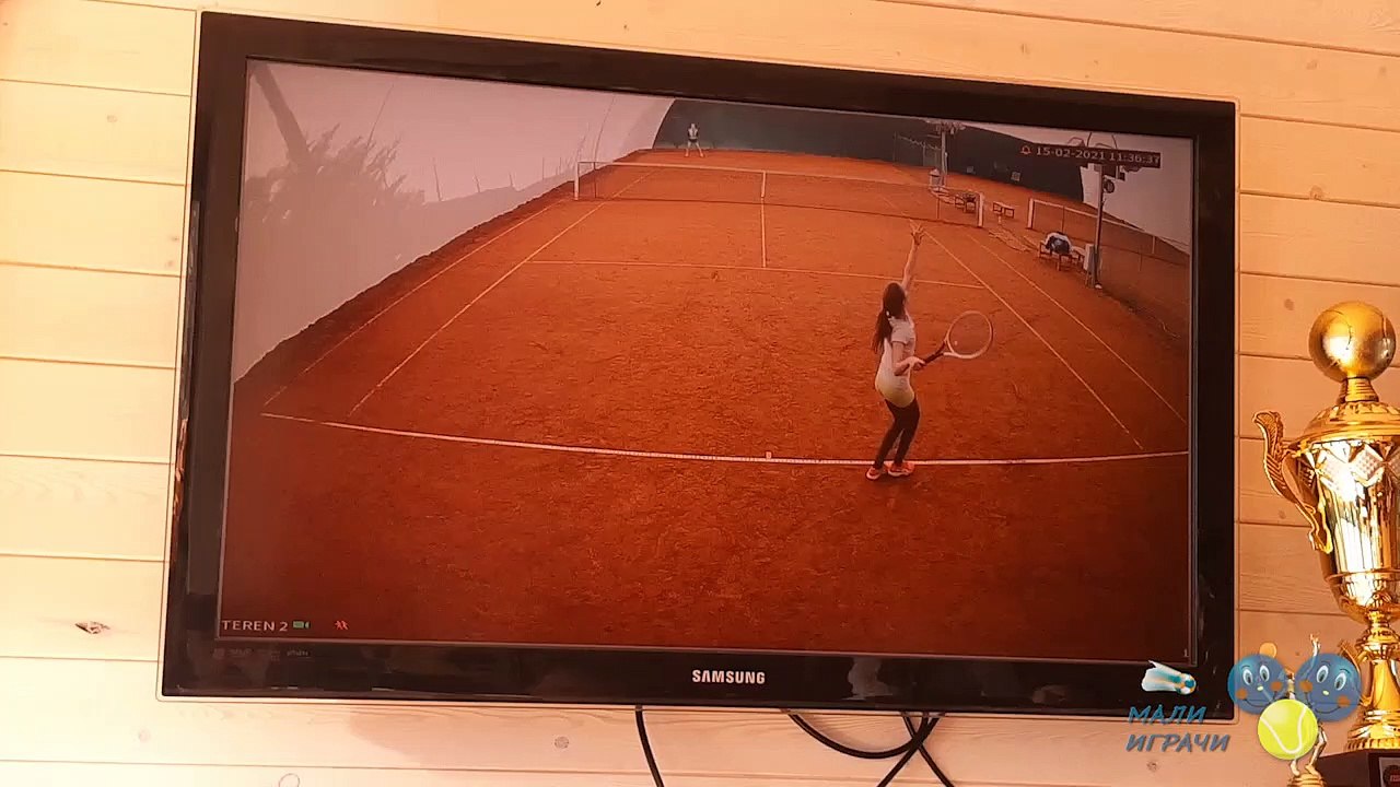 Kostović - Ilić, Dvoransko prvenstvo Srbije U14,1. kolo, TK Forhend 15.2.2021