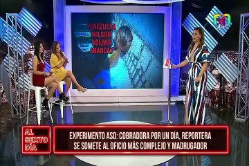 Reportera de ASD se convierte en cobradora de bus por un día