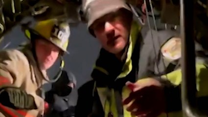 Passenger shares scary moments when plane slides off taxiway