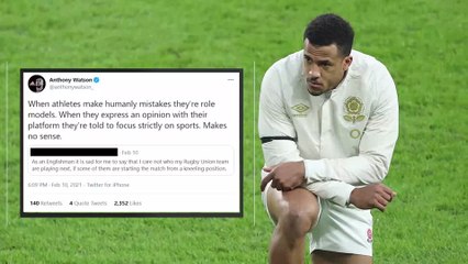 Watson tired of 'double standards' after kneeling criticism