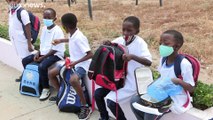 Muitos alunos estão de regresso às aulas presenciais em Angola