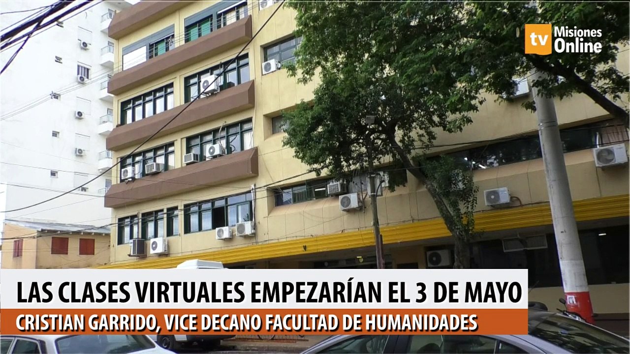 Las clases virtuales empezarían el 3 de mayo en la Facultad de Humanidades