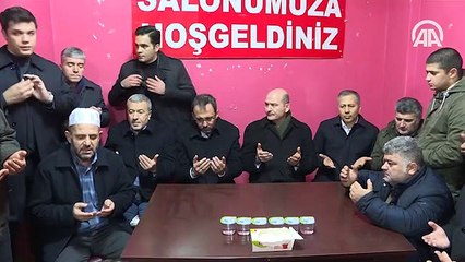 Bakanlar Soylu ve Kasapoğlu'ndan taziye ziyareti