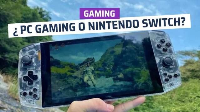 [CH] PC Gaming portátil con forma de Nintendo Switch
