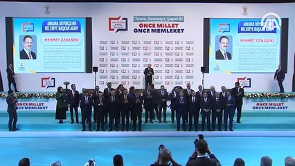 Cumhurbaşkanı Erdoğan, AK Parti'nin 'Ankara adayları'nı açıkladı