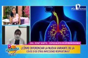 ¿Cómo diferenciar el covid-19 de otras infecciones respiratorias? Especialista explica al respecto