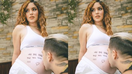 Así luce Kimberly Loaiza su embarazo en TikTok