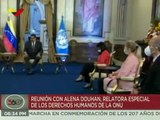 Jefe de Estado venezolano sostiene reunión con Alena Douhan relatora especial de DDHH de la ONU