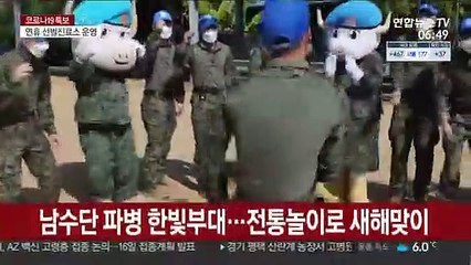 "필승!"…해외파병부대 장병들의 힘찬 새해 인사