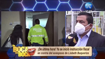 Se inició la instrucción fiscal en contra del exesposo de Lisbeth Baquerizo