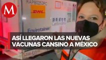 Llegan a México 2 millones de dosis de vacuna anticovid de CanSino