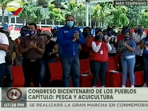 Más de 322 pescadores y pescadoras participaron en el Congreso Bicentenario de los Pueblos