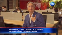 Guillermo Lasso respalda postura de Yaku Pérez de abrir las urnas