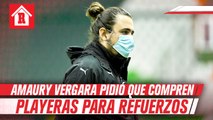Amaury Vergara pidió a la afición comprar playeras para poder fichar refuerzos
