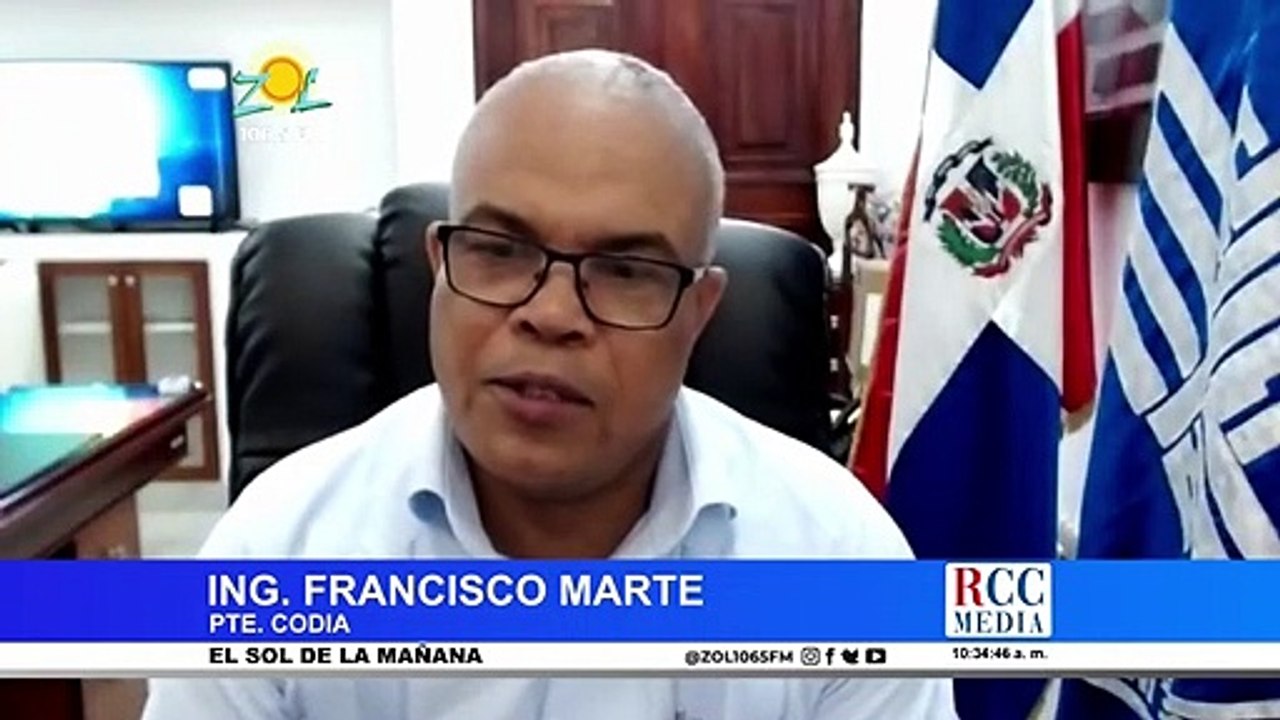 Francisco Marte, Pte. Del Codia comenta aumentos en los precios de los materiales de construcción